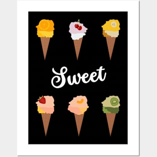 Sweet Ice Cream Posters and Art